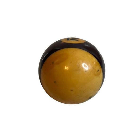 Vintage 60s-70s Pocket 12 Purple Stripes Pool Ball 2” Billiards - Picture 2 of 6